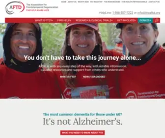 Theaftd.org(The Association for Frontotemporal Degeneration) Screenshot