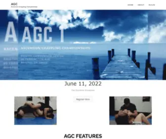 Theagc.net(Ascension Grappling Championships) Screenshot