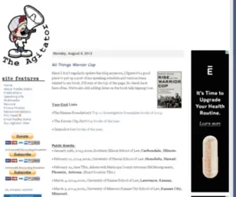 Theagitator.com(The Agitator) Screenshot