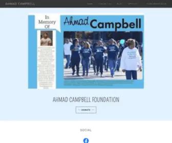 Theahmadfoundations.org(Ahmad Campbell) Screenshot