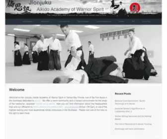 Theaikidodojo.com(Aikido Tampa Bay area) Screenshot