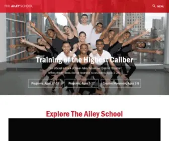 Theaileyschool.edu(The Ailey School) Screenshot