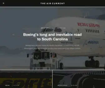 Theaircurrent.com(The Air Current) Screenshot