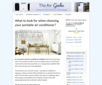 Theairgeeks.com(Our take on the how to choose an air conditioner) Screenshot