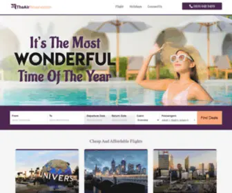 Theairreservation.com(Index) Screenshot