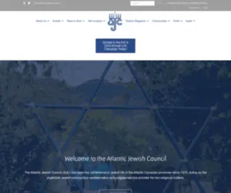 Theajc.ns.ca(The Atlantic Jewish Council) Screenshot