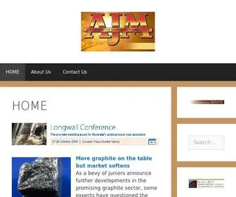 TheajMonline.com(Australian Journal of Mining) Screenshot