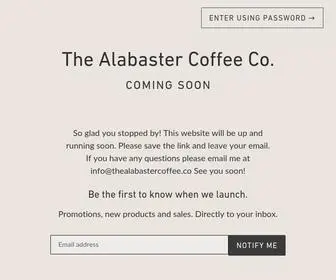 Thealabastercoffee.co(Thealabastercoffee) Screenshot