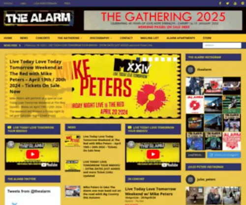 Thealarm.com(The Alarm ) Screenshot