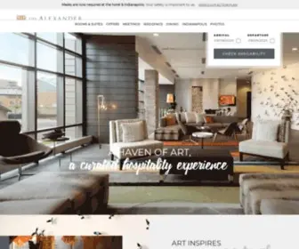 Thealexander.com(Downtown Indianapolis) Screenshot