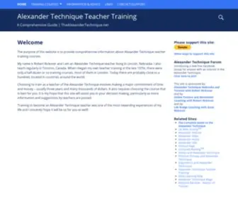 Thealexandertechnique.net(A Comprehensive Guide) Screenshot