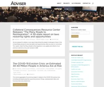 Thealiadviser.org(The ALI Adviser) Screenshot