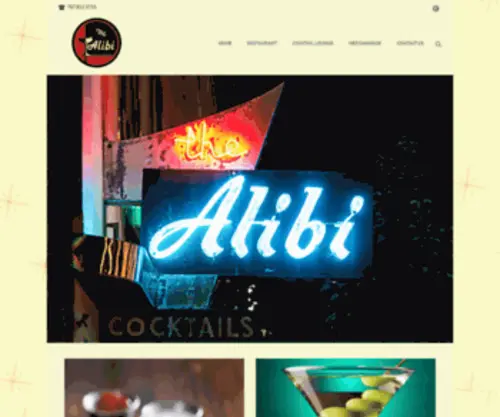 Thealibi.com(The Alibi) Screenshot