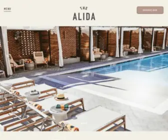 Thealidahotel.com(The Alida) Screenshot