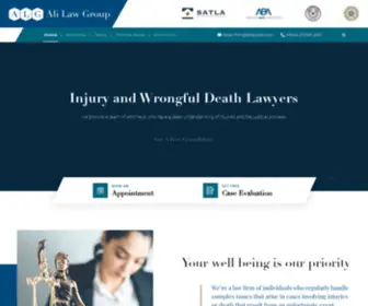 Thealifirm.com(Injury Lawyer San Antonio) Screenshot