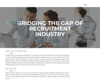 Thealiment.com(TheAliment Recruitment Agency) Screenshot