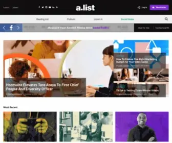 Thealistdaily.com(News & Strategic Insights For Marketing Executives) Screenshot