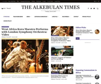 Thealkebulantimes.com(THE ALKEBULAN TIMES) Screenshot