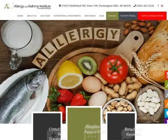 Theallergydoc.com(Allergy Doctor in Farmington Hills) Screenshot