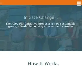 Thealleyflatinitiative.org(The Alley Flat Initiative) Screenshot