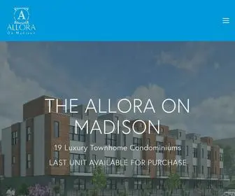 Thealloraonmadison.com(THE ALLORA) Screenshot