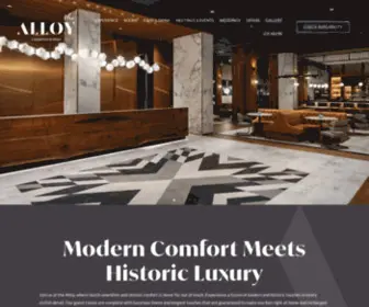 Thealloyhotel.com(Philadelphia Hotels) Screenshot