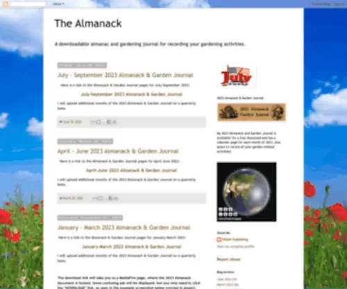 Thealmanack.com(The Almanack) Screenshot