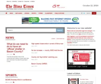 Thealmatimes.com(Bacon County's Number One Source for News & Advertising) Screenshot