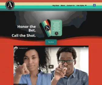 Thealphacard.com(The Alpha Card) Screenshot