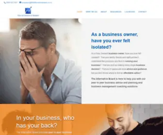Thealternativeboard.co.nz(Advisory Board) Screenshot