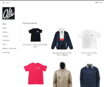 ThealternativeStore.net(The Alternative Store) Screenshot