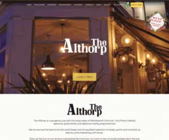 Thealthorp.co.uk(The Althorp) Screenshot