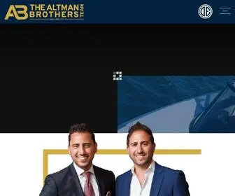 Thealtmanbrothers.com(The Altman Brothers) Screenshot