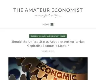 Theamateureconomist.com(The Amateur Economist) Screenshot