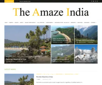 Theamazeindia.com(My WordPress Blog) Screenshot