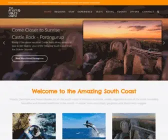 Theamazingsouthcoast.com(Amazing South Coast) Screenshot