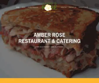 Theamberrose.com(Amber Rose Restaurant) Screenshot