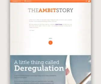 Theambitstory.com(The Ambit Energy Story) Screenshot