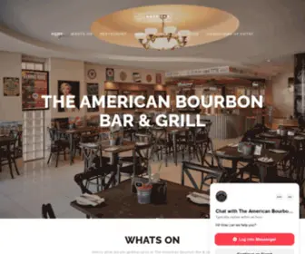 Theamericanbourbonbar.com(The American Bourbon Bar & Grill) Screenshot