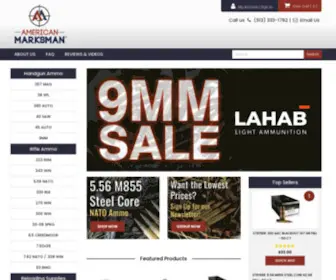 Theamericanmarksman.com(American Marksman) Screenshot