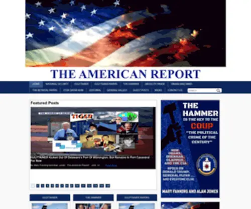 Theamericanreport.org(Exposing what) Screenshot