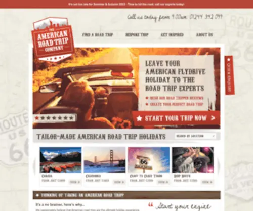 Theamericanroadtripcompany.co.uk(The American Road Trip Company) Screenshot