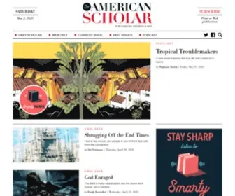 Theamericanscholar.org(The American Scholar) Screenshot