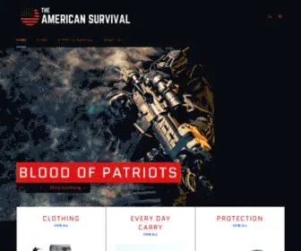 Theamericansurvival.com(The American Survival) Screenshot