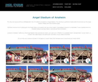 Theanaheimstadium.com(The Angel Stadium of Anaheim) Screenshot