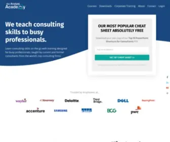 Theanalystacademy.com(The Analyst Academy) Screenshot