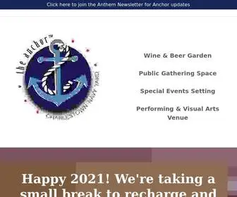 Theanchorboston.com(Wine & Beer Garden and Gathering Space) Screenshot