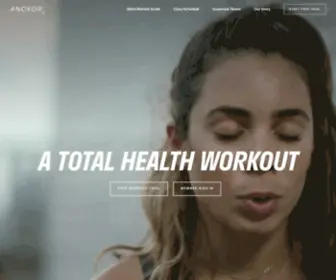 Theanckor.com(Online Workout Classes) Screenshot