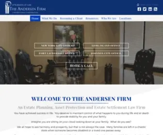 Theandersenfirm.com(The Andersen Firm) Screenshot