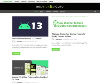 Theandroidguru.com(The Android Guru) Screenshot